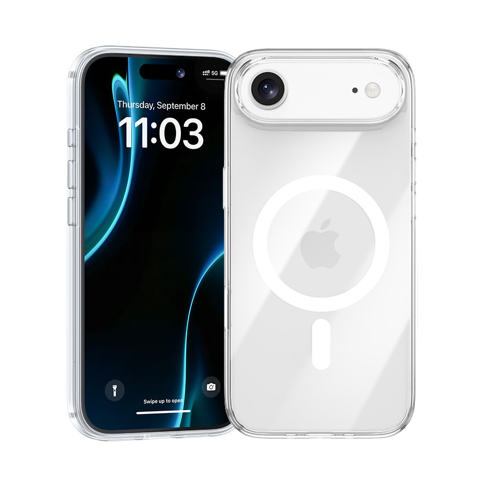 Levně Zadní kryt Benks Magnetic Crystal pro iPhone Air transparentní (tlačítko pro ovládání fotoaparátu)