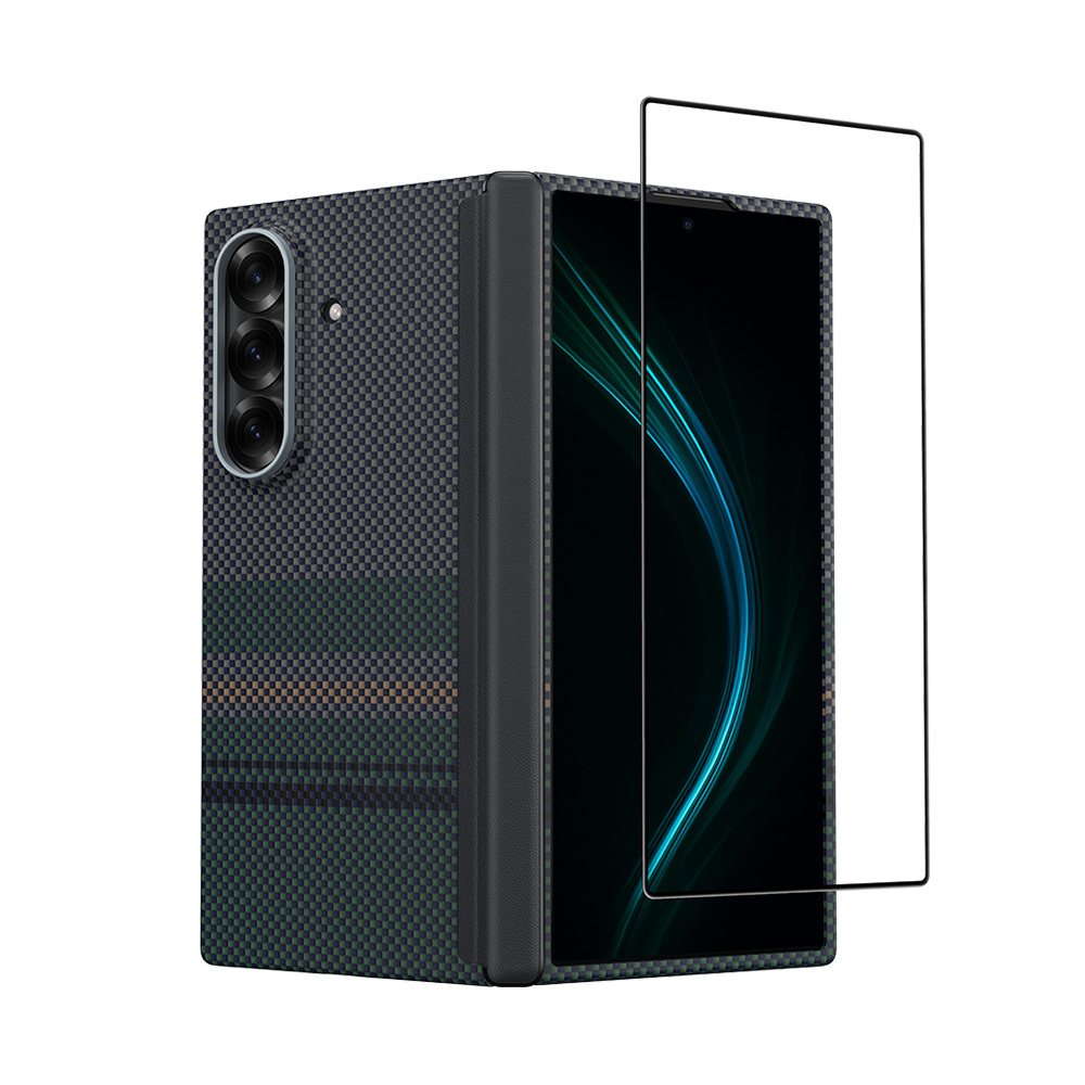 Levně Benks Combo Armor Air Aurora Axis Kevlar pro Samsung Galaxy Z Fold 7 - set zadního krytu + předního krytu + skla Corning