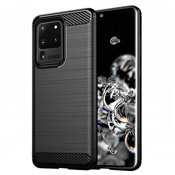 Techsuit Karbon Silikon S20 Ultra 4G 5G Černý
