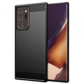 Techsuit Karbon Silikon Samsung Galaxy Note 20 Ultra Černý
