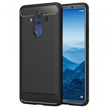 Techsuit Karbon Silikon Huawei Mate 10 Pro Černý