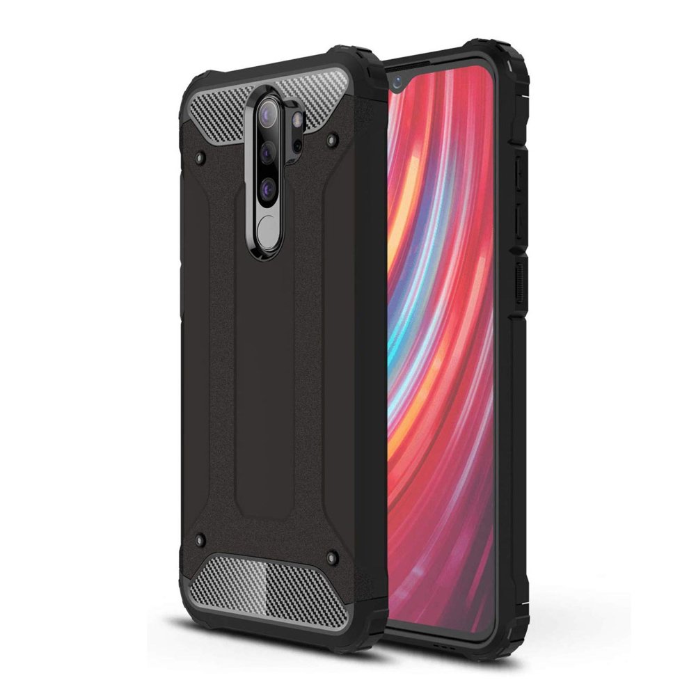Levně Techsuit Hybridní pouzdro Xiaomi Redmi Note 8 Pro Černá