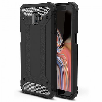 Techsuit Hybridní pouzdro Samsung Galaxy J6 Plus Černá
