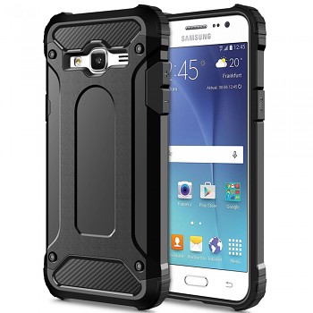 Techsuit Hybridní brnění Samsung Galaxy J5 2015 J500 Černá