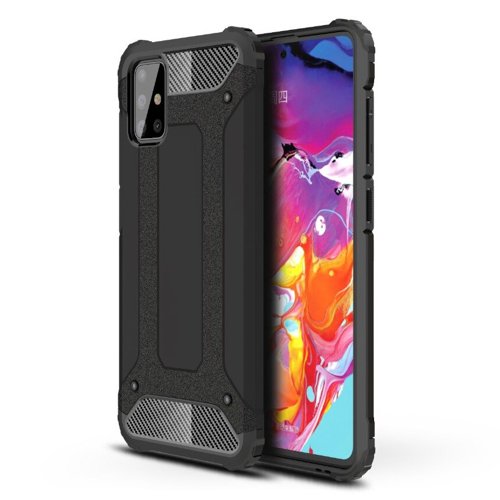 Levně Techsuit Hybridní brnění Samsung Galaxy A71 4G Černá