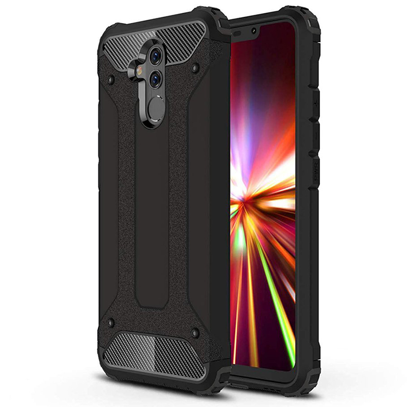 Levně Techsuit Hybridní Pouzdro Huawei Mate 20 lite Černý