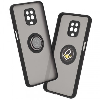 Techsuit Glinth Xiaomi Redmi Note 9S Note 9 Pro Černá