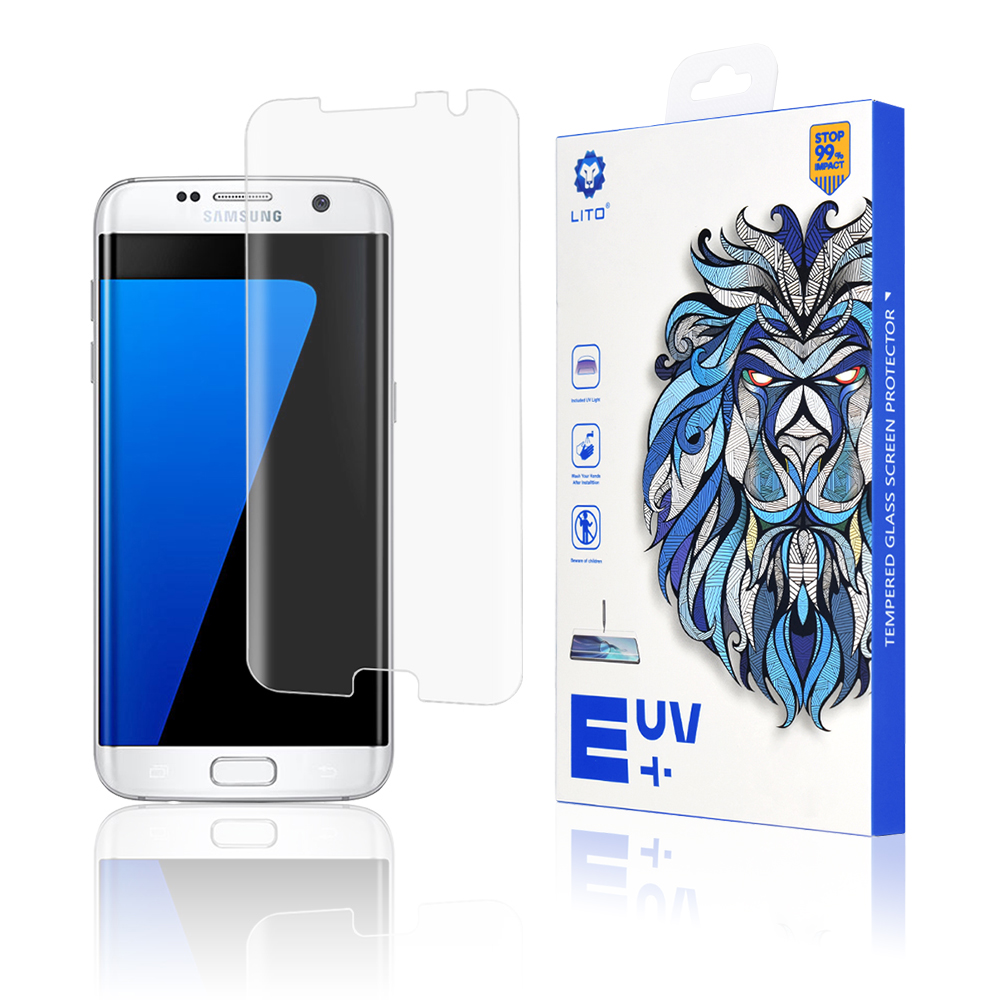 Levně Lito 3D UV Sklo Samsung Galaxy S7 Edge Průhledné