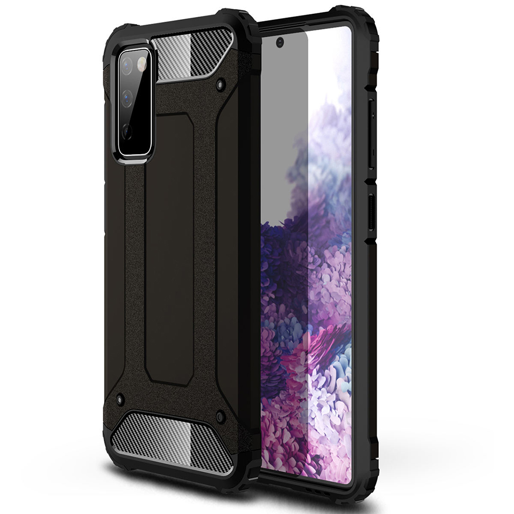 Levně Techsuit Hybridní kryt Samsung Galaxy S20 FE 4G S20 FE 5G Černá