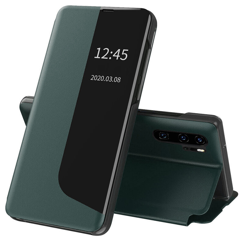 Levně Techsuit eFold Series Huawei P30 Pro New Edition Tmavě zelená