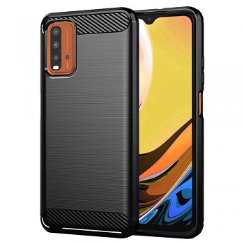 Techsuit Karbon Silikon Xiaomi Redmi 9T Redmi 9 Power Černý