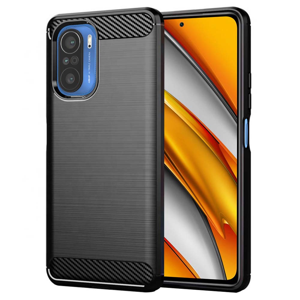 Levně Techsuit Karbon Silikon Xiaomi Mi 11i Poco F3 Černý