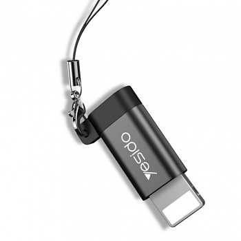 Yesido OTG Adaptér GS05 Lightning Micro USB 480Mbps Černý