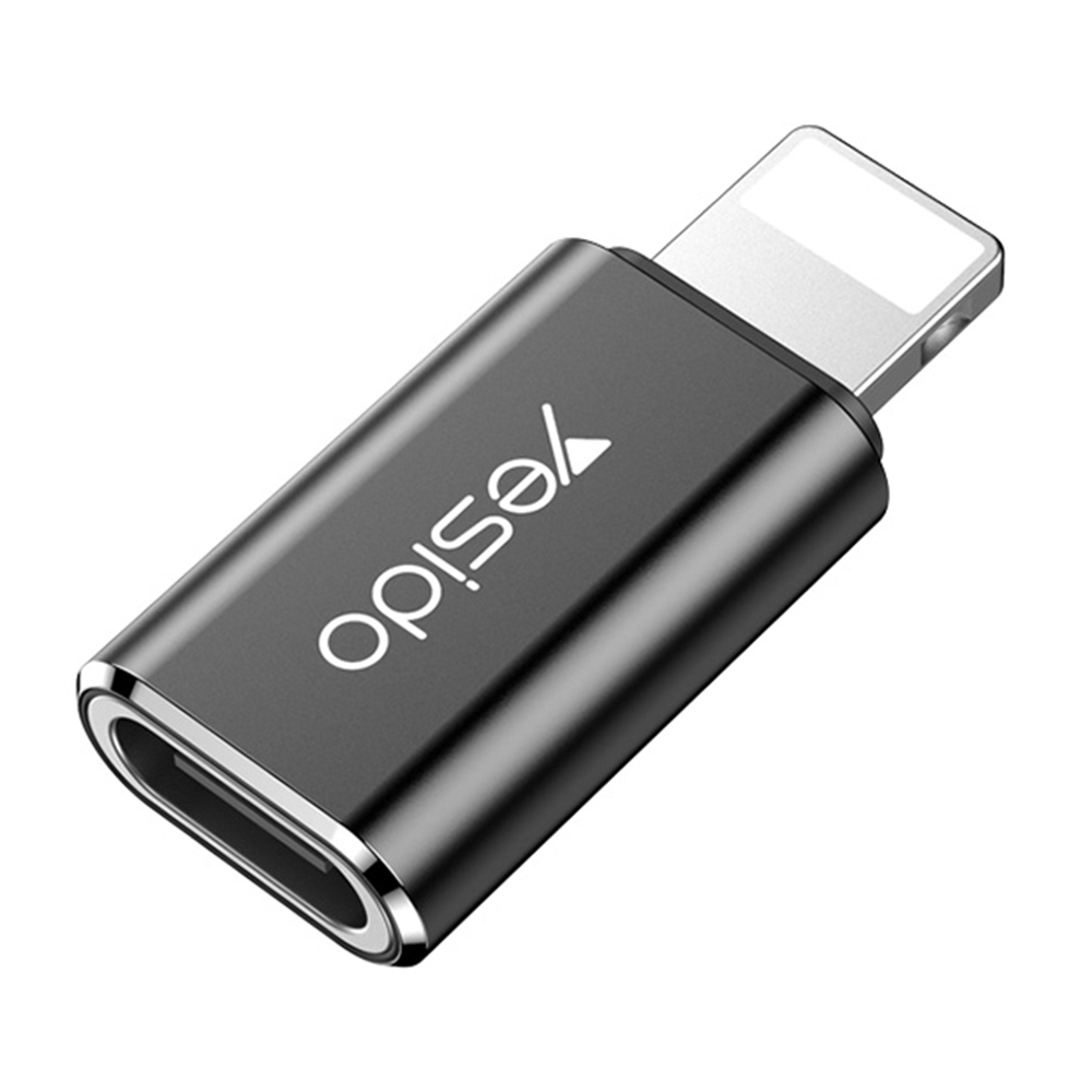 Levně Yesido OTG adaptér GS03 Lightning Type-C 480Mbps Black