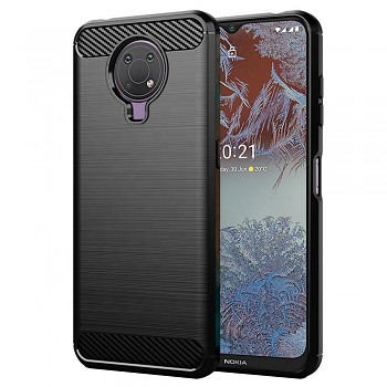 Techsuit Karbon Silikon Nokia G10 G20 Černá