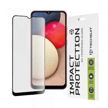 Techsuit 111D Celoplošné Sklo Samsung Galaxy A02s A03 A03s A03 Core A04e M04 Černé