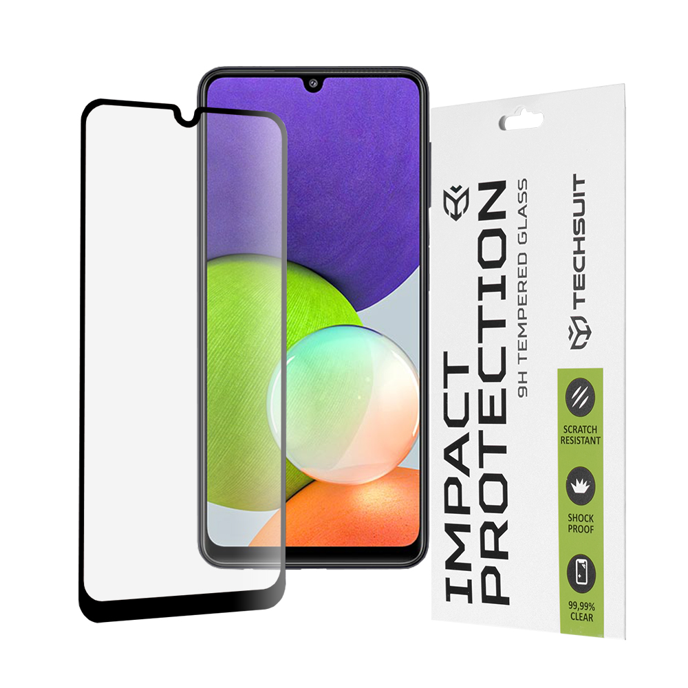 Levně Techsuit 111D Celolepicí sklo Samsung Galaxy A22 4G M22 4G Black