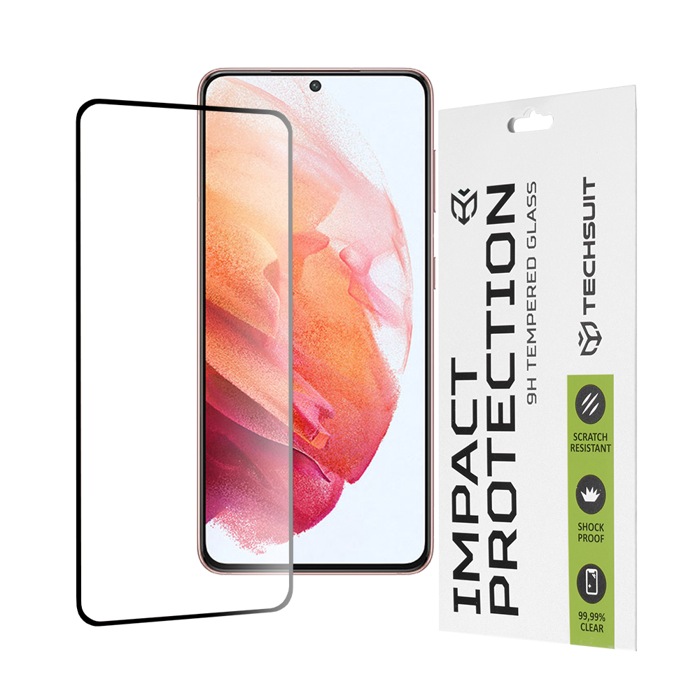 Levně Techsuit 111D Celoplošné sklo plné lepení Samsung Galaxy S21 5G Black