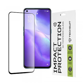 Techsuit 111D Celoplošné sklo Oppo Reno5 5G Find X3 Lite 5G Černé
