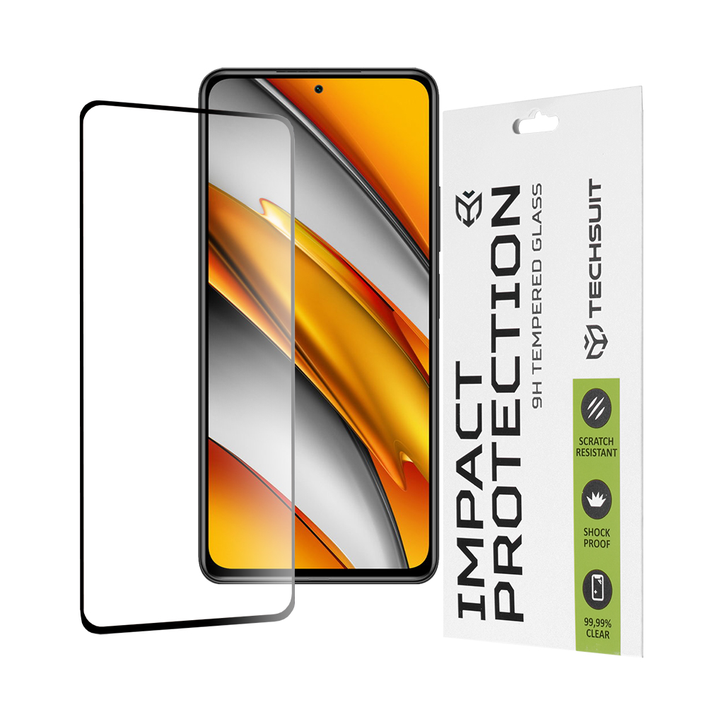 Levně Techsuit 111D Celoplošné sklo Xiaomi Mi 11i Poco F3 Black