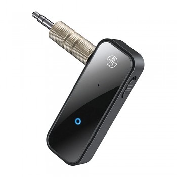 Yesido Audio adaptér Bluetooth YAU25 Aux Jack 3.5mm Černý