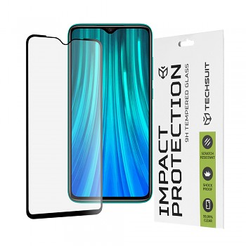 Techsuit 111D Celolepicí Sklo Xiaomi Redmi Note 8 Pro Černé