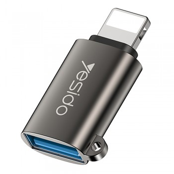Yesido OTG Adaptér GS14 USB 3.0 na Lightning 480Mbps Černá