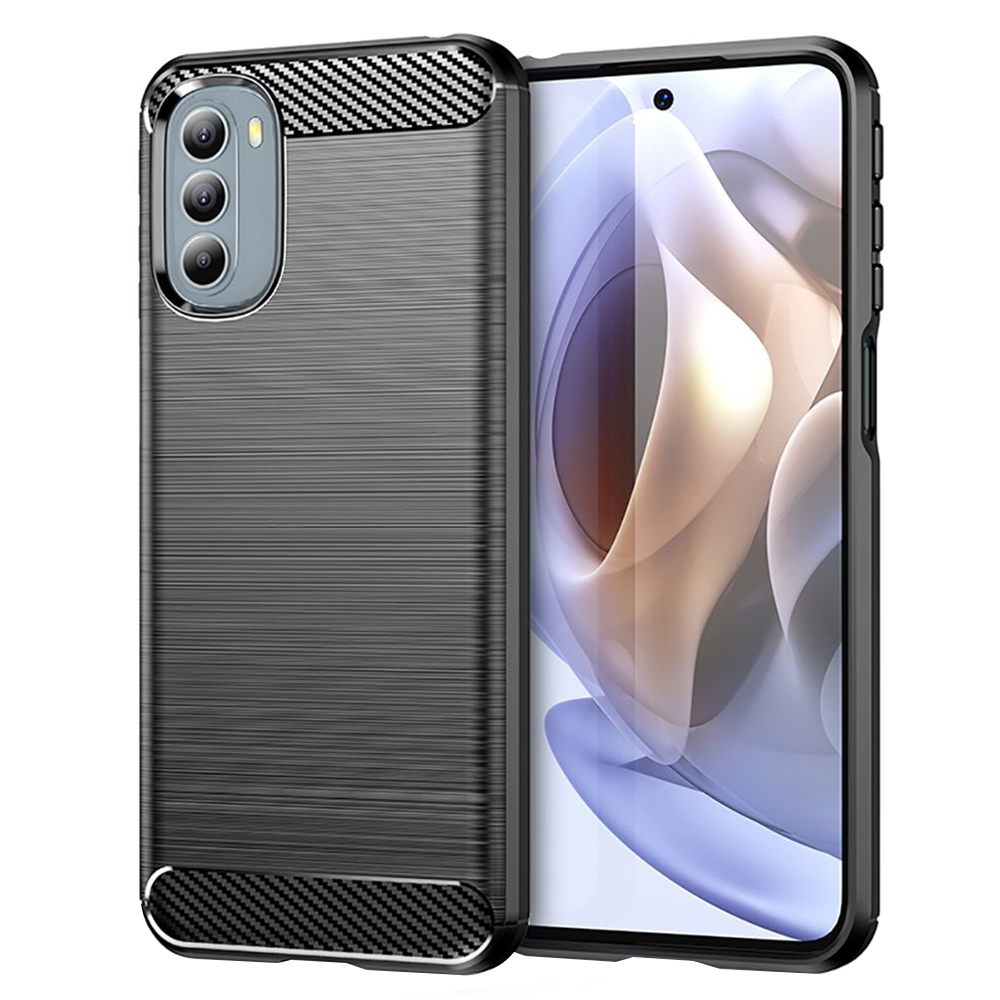 Levně Techsuit Karbon Silikon Moto G31 4G Moto G41 4G Black
