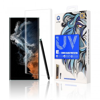 Lito 3D UV Sklo Samsung Galaxy S22 Ultra 5G Průhledné