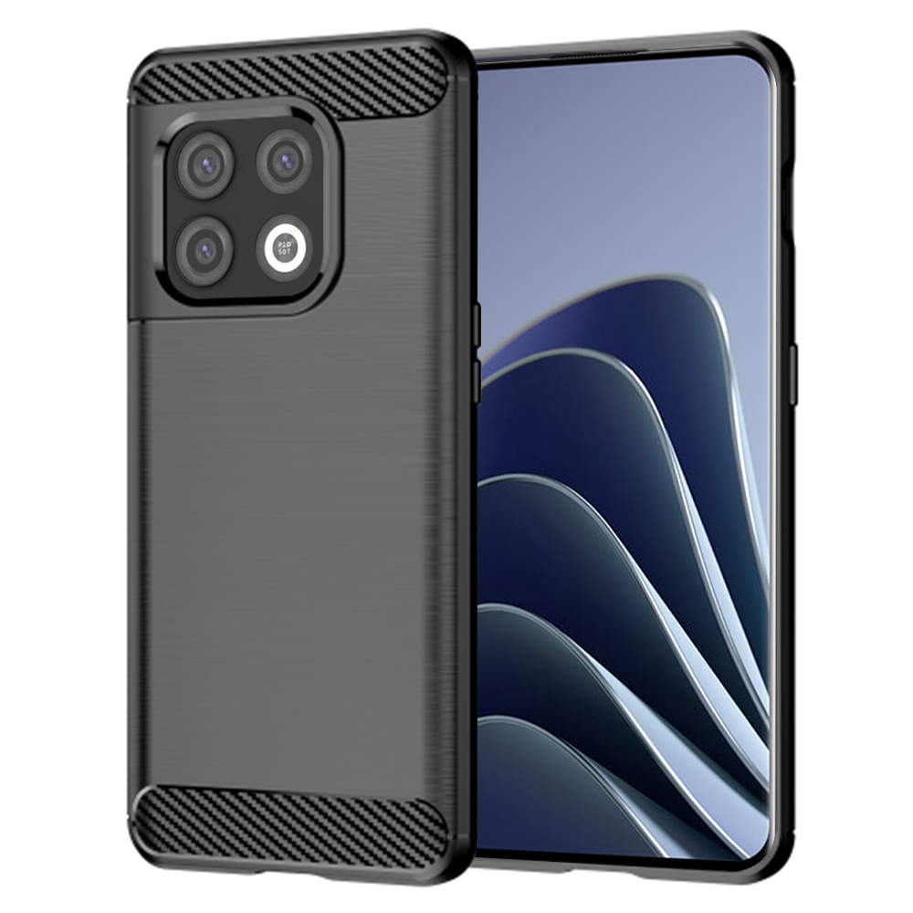 Levně Techsuit Karbon Silikon OnePlus 10 Pro 5G Černý
