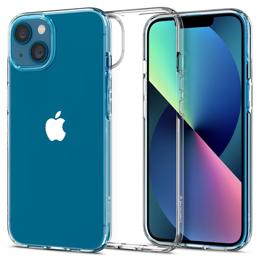 Levně Spigen Liquid Crystal iPhone 13 Průhledný