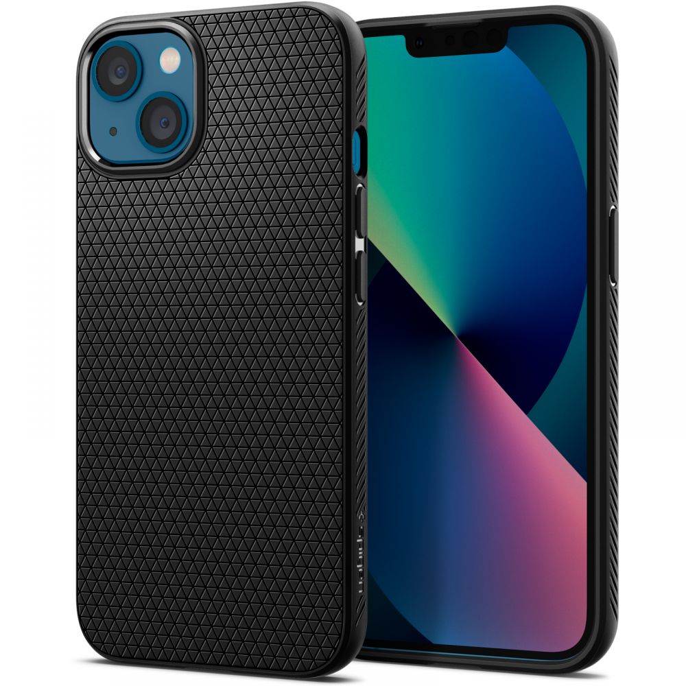 Levně Spigen Tekutý Vzduch iPhone 13 Černý