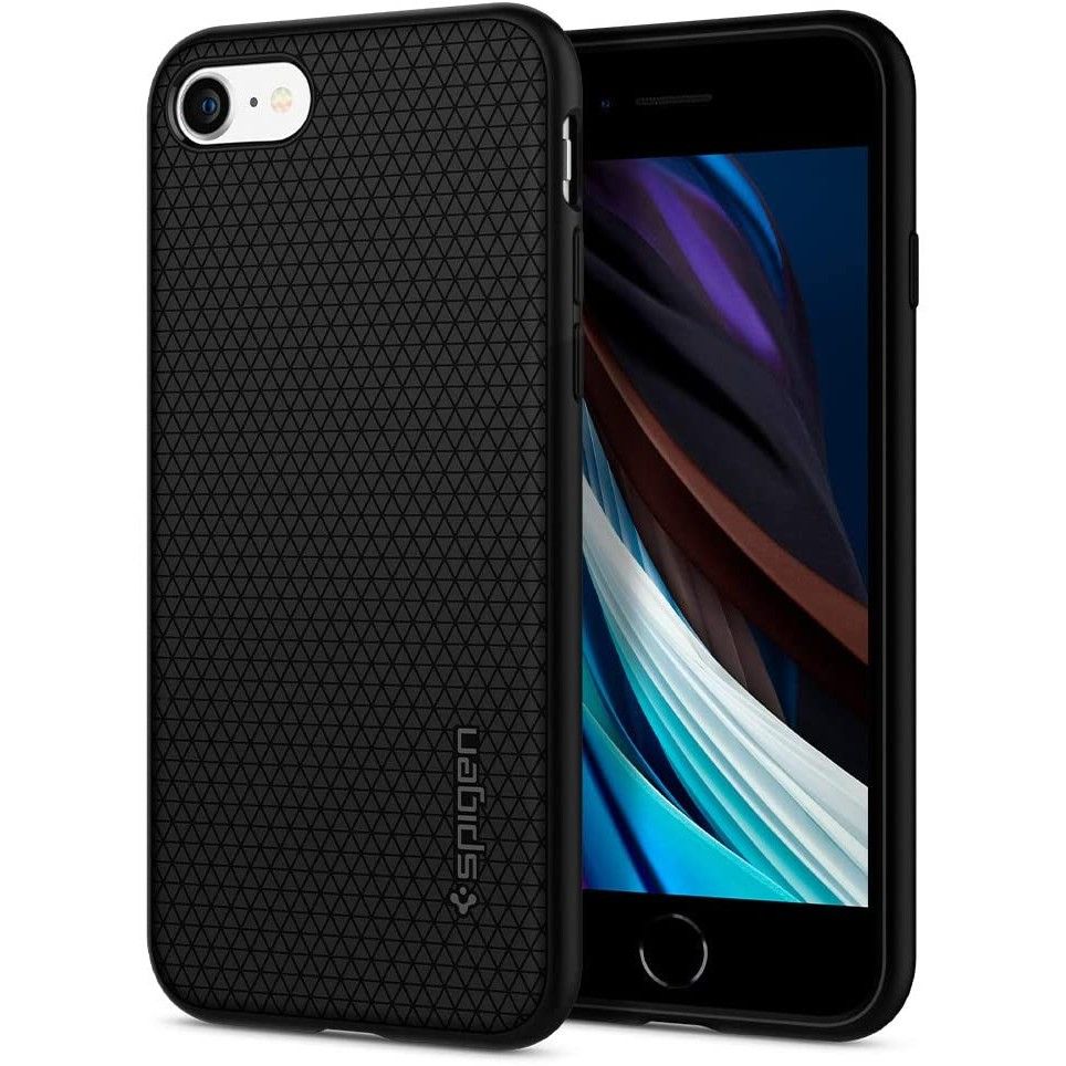 Levně Spigen Liquid Air iPhone 7 8 SE 2020 2022 Černá