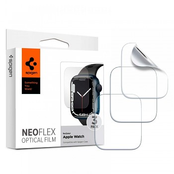 Spigen Neo Flex 3 pack Apple Watch 44mm 45mm Průhledná