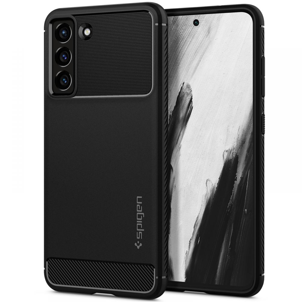 Levně Spigen Odolné pouzdro Samsung Galaxy S21 FE Černé