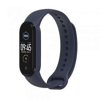 Techsuit Řemínek pro Mi Band 5 6 Amazfit Band 5 Tmavě modrý