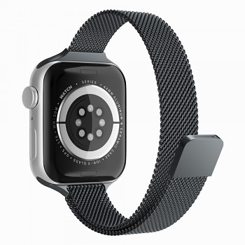 Techsuit Řemínek W034 Apple Watch 42-49mm Černý
