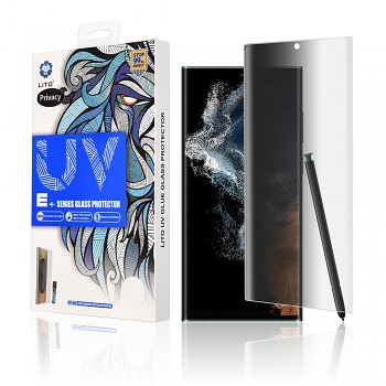 Lito 3D UV Sklo Samsung Galaxy S22 Ultra 5G PRIVÁTNÍ