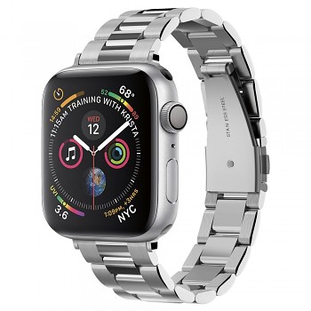 Spigen Modern Fit Apple Watch 1-10 SE SE2 38-42mm Stříbrný
