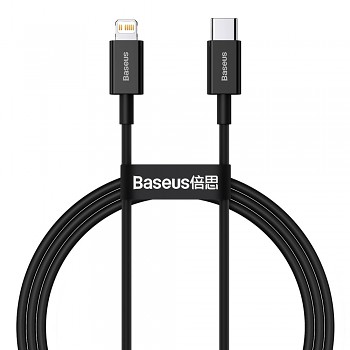 Baseus Datový kabel Superior Series Type-C to Lightning PD 20W 1m Černý