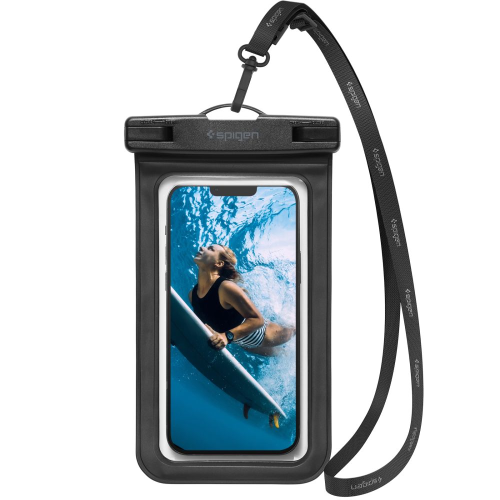 Spigen Vodotěsné pouzdro A601 IPX8 pro telefon 3.5 - 7" Černá