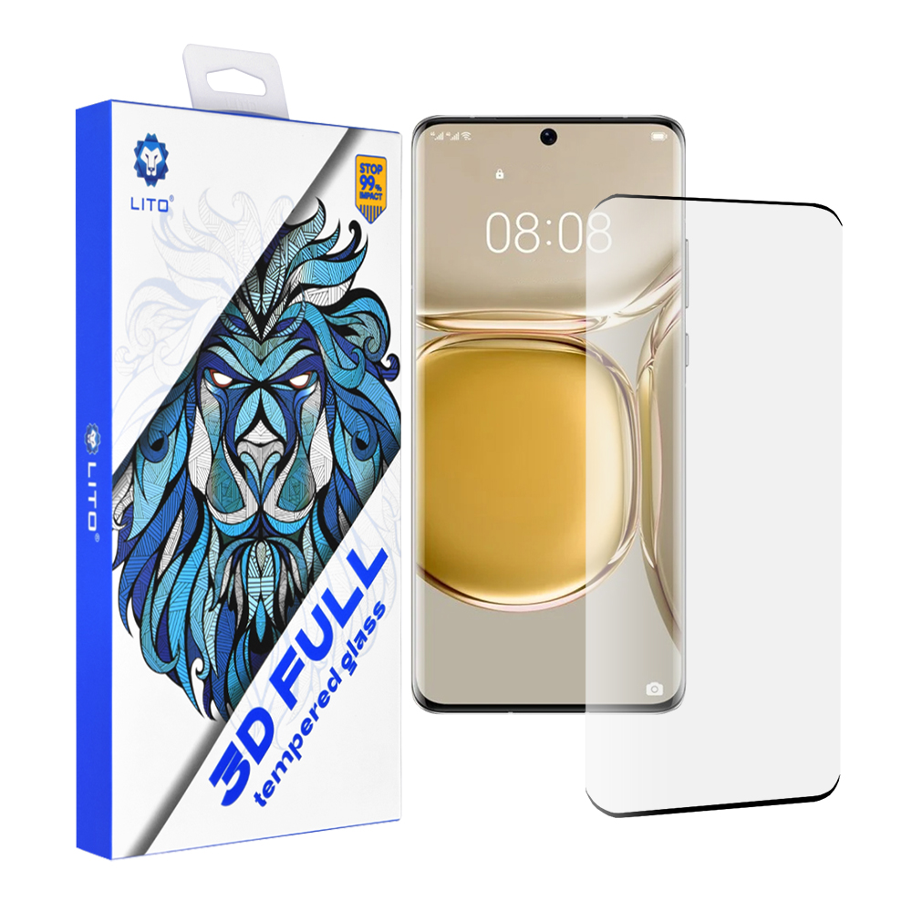Levně Lito 3D Plné Krytí Huawei P50 Pro Black