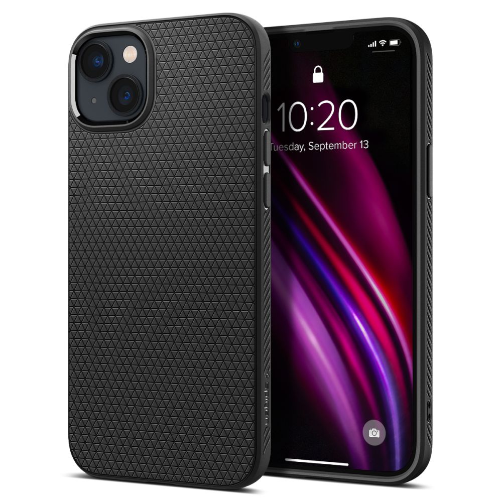 Levně Spigen Liquid Air iPhone 14 Matná černá