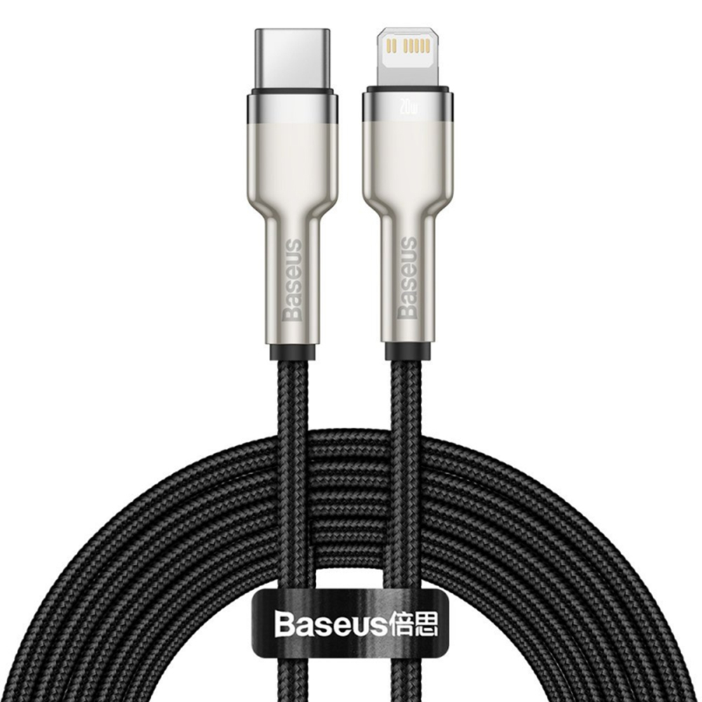 Baseus Kabel Cafule Type-C na Lightning 20W 2m Černý