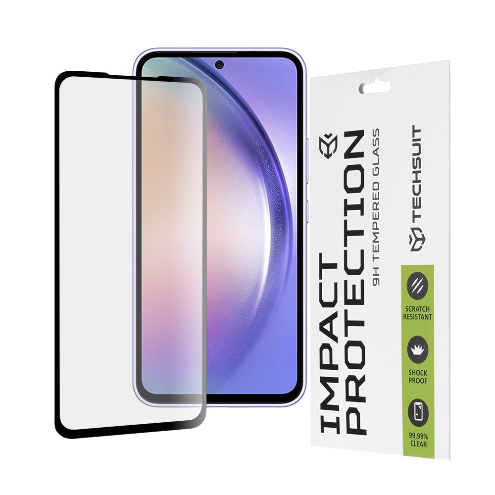 Levně Techsuit 111D Celoplošné sklo Samsung Galaxy A54 Černá