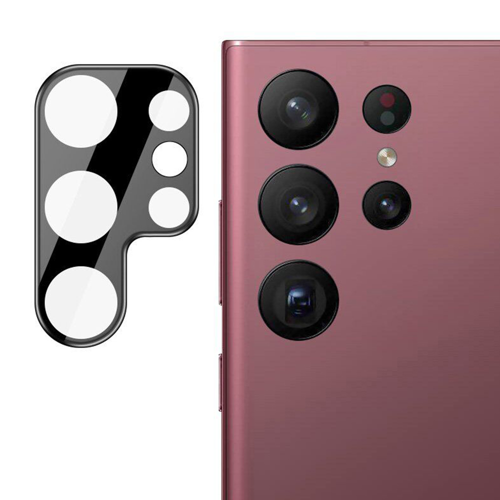 Levně Techsuit Celoskelná ochrana fotoaparátu Samsung Galaxy S23 Ultra Black
