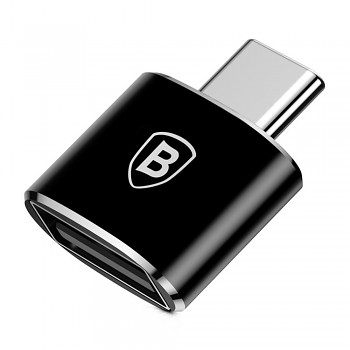 Baseus OTG Adaptér CATOTG-01 USB 2.0 na Type-C 480Mbps 2.4A Černý