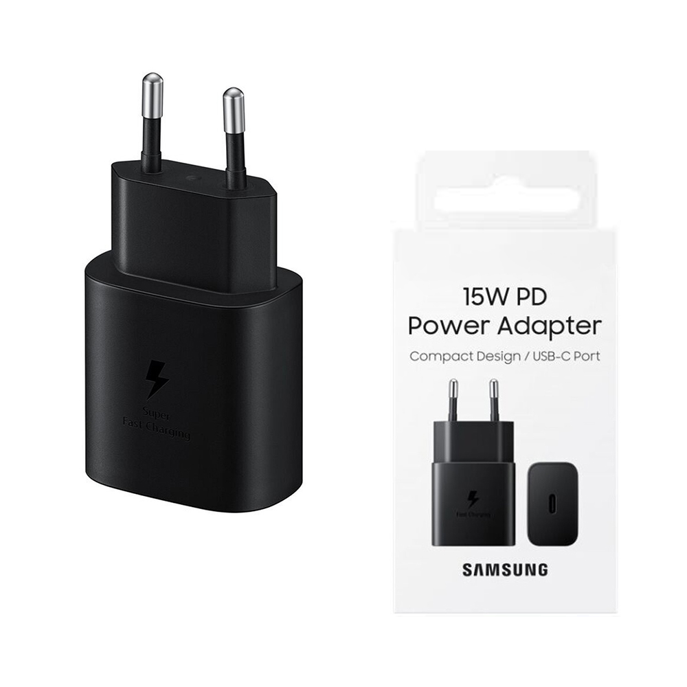 Levně Samsung Nabíječka EP-T1510NBEGEU 15W Type-C Černá