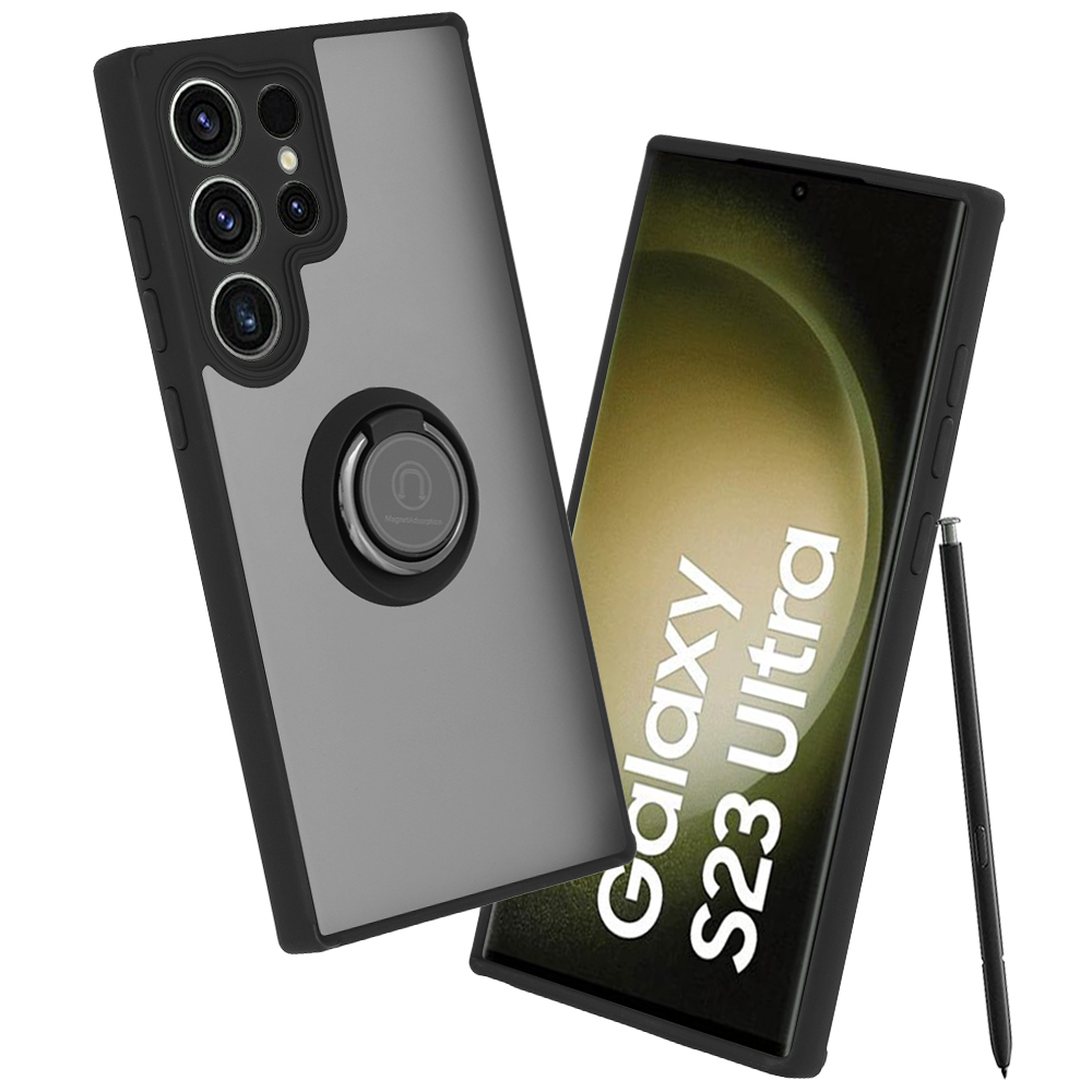 Levně Techsuit Glinth Samsung Galaxy S23 Ultra Černá