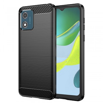 Techsuit Karbon Silikon Motorola Moto E13 Černý